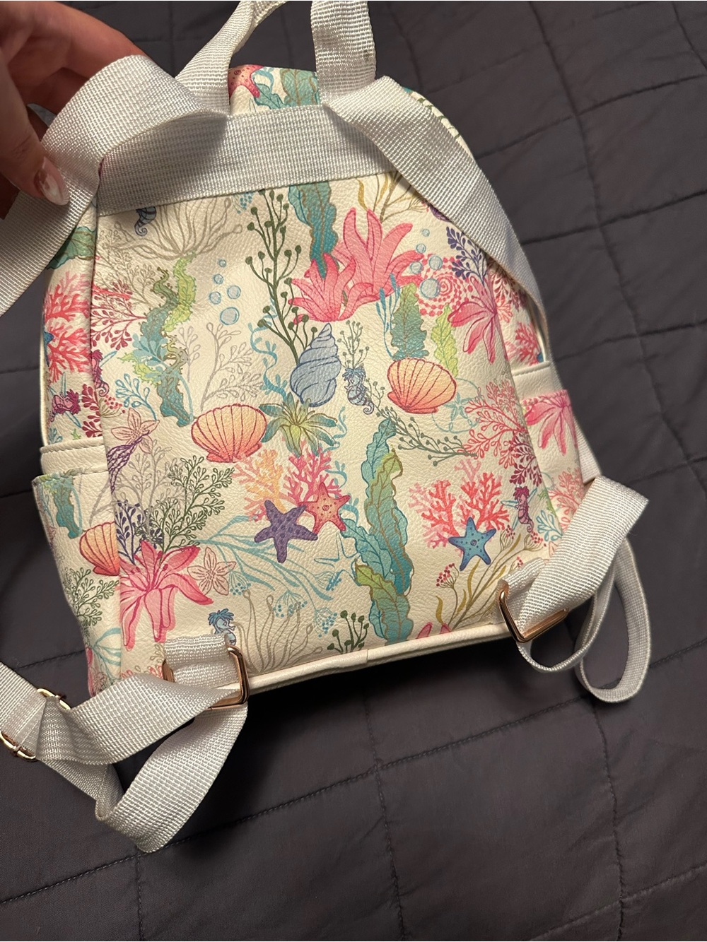 Loungefly Disney The Little Mermaid Under The Sea Mini Backpack - Picture 4 of 8